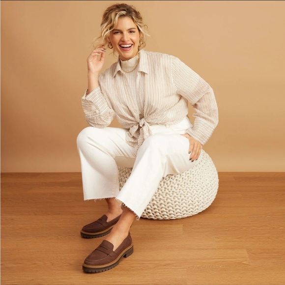 SOLD - TOMS Cara Loafer in Dark Brown - Picture 5 of 10